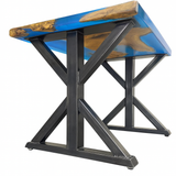 Metal Legs Farmhouse X Trestle Style