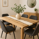 Live Edge White Oak Epoxy River Table