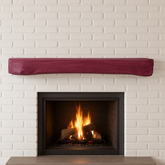Live Edge Purpleheart Mantel