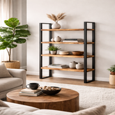 Live Edge Elm Shelving