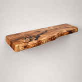 Live Edge Copper Beech Shelving