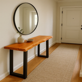 Live Edge Cherry Console Table