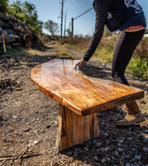Live Edge Maple Bench
