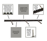 Brackets Floating Shelf 1 1/2" Backplate