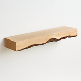 Live Edge Sycamore Shelving