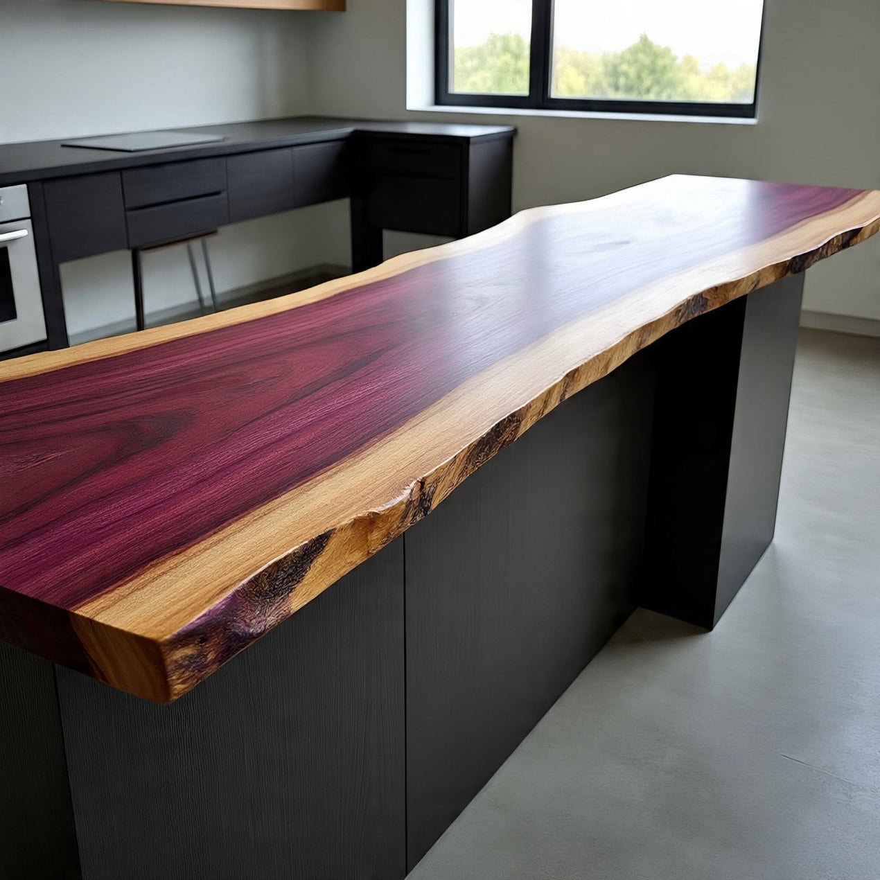 Purpleheart Live Edge Slabs & Furniture – 1 of A Kind Lumber Co