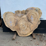 Cottonwood Live Edge Round 48-75"x 40-53" Slab