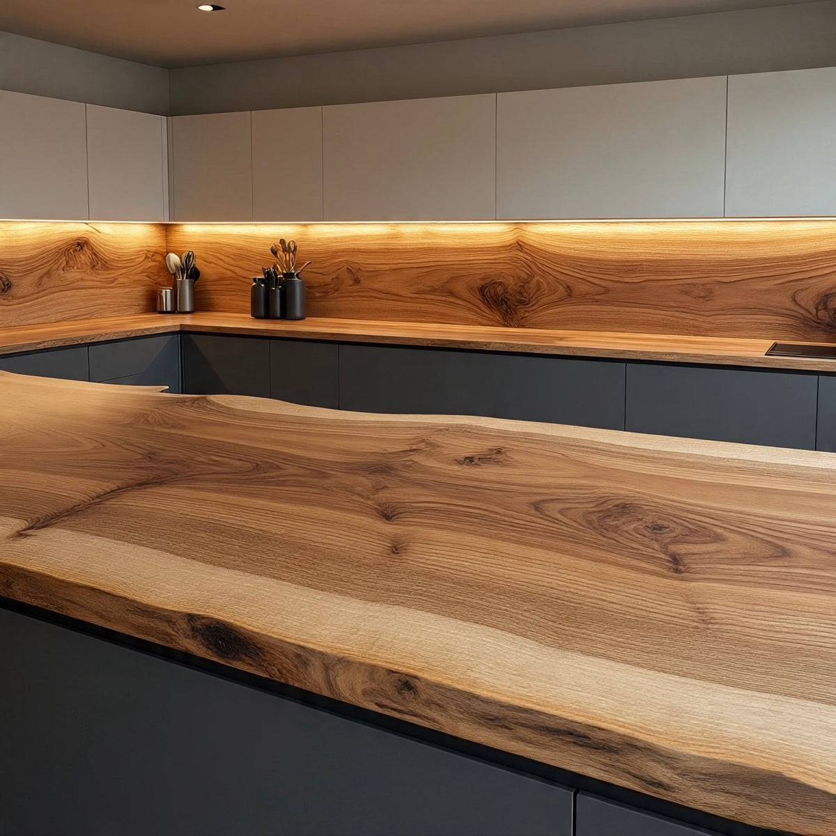 Live Edge Elm Countertop