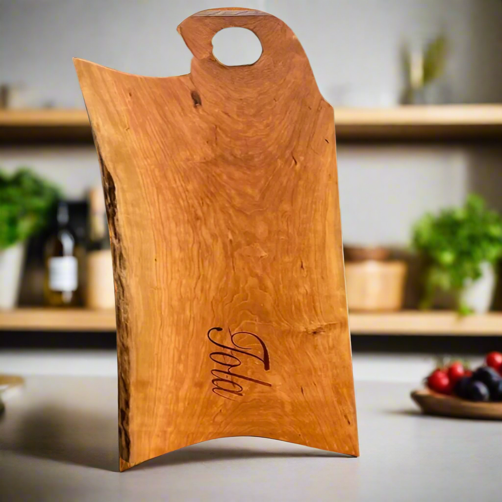 Live Edge Cherry Charcuterie Board