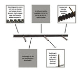 Brackets Floating Shelf 1 1/4" Backplate