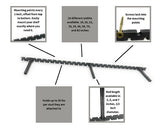 Brackets Floating Shelf 3/4" Backplate