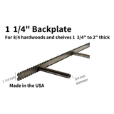 Brackets Floating Shelf 1 1/4" Backplate