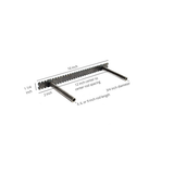 Brackets Floating Shelf 1 1/4" Backplate