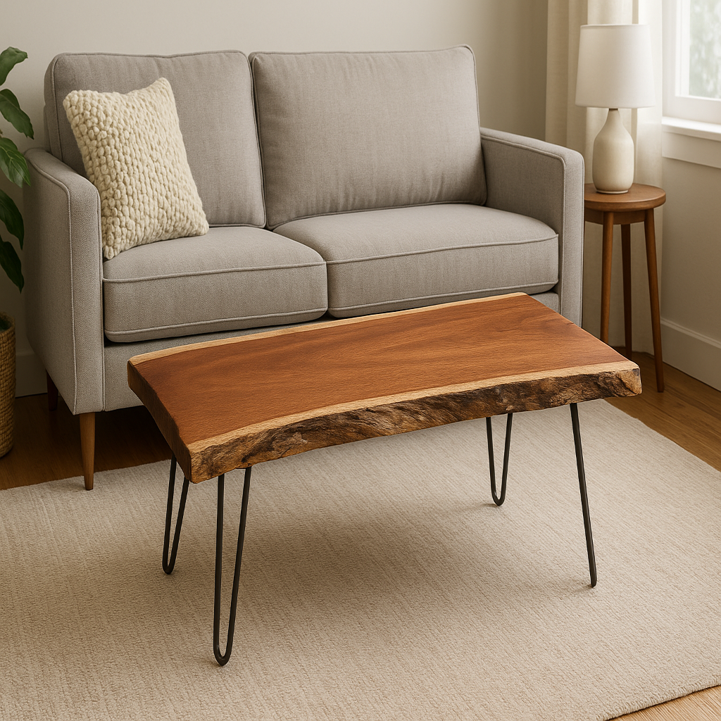 Live Edge Sapele Coffee Table