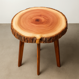 Round Cedar Dining Table