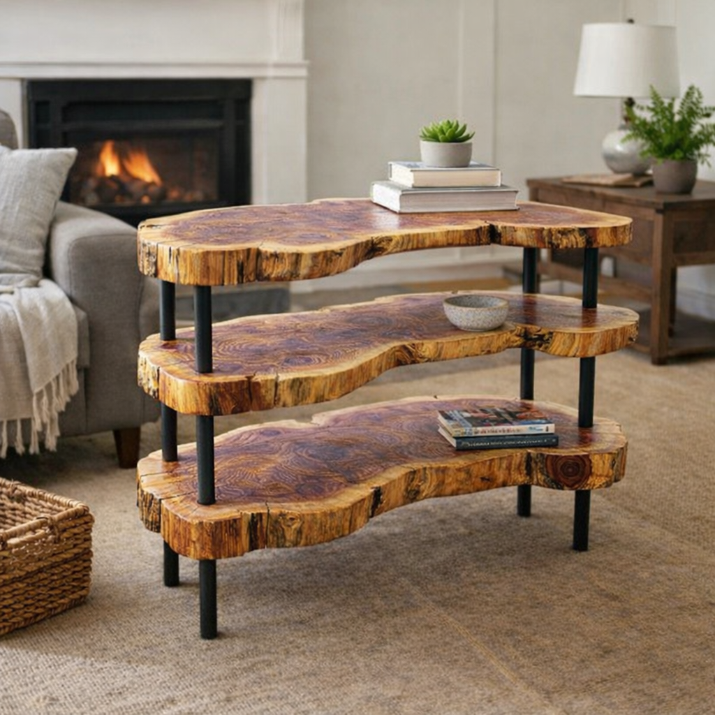 Live Edge Cedar Shelving