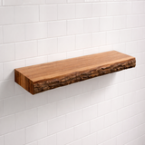 Live Edge Red Oak Shelving