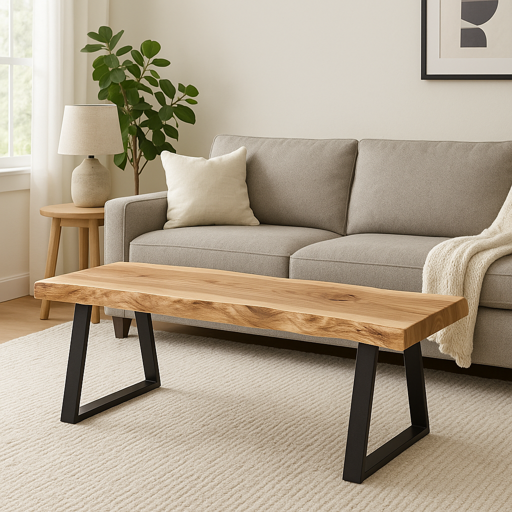 Live Edge Hickory Coffee Table