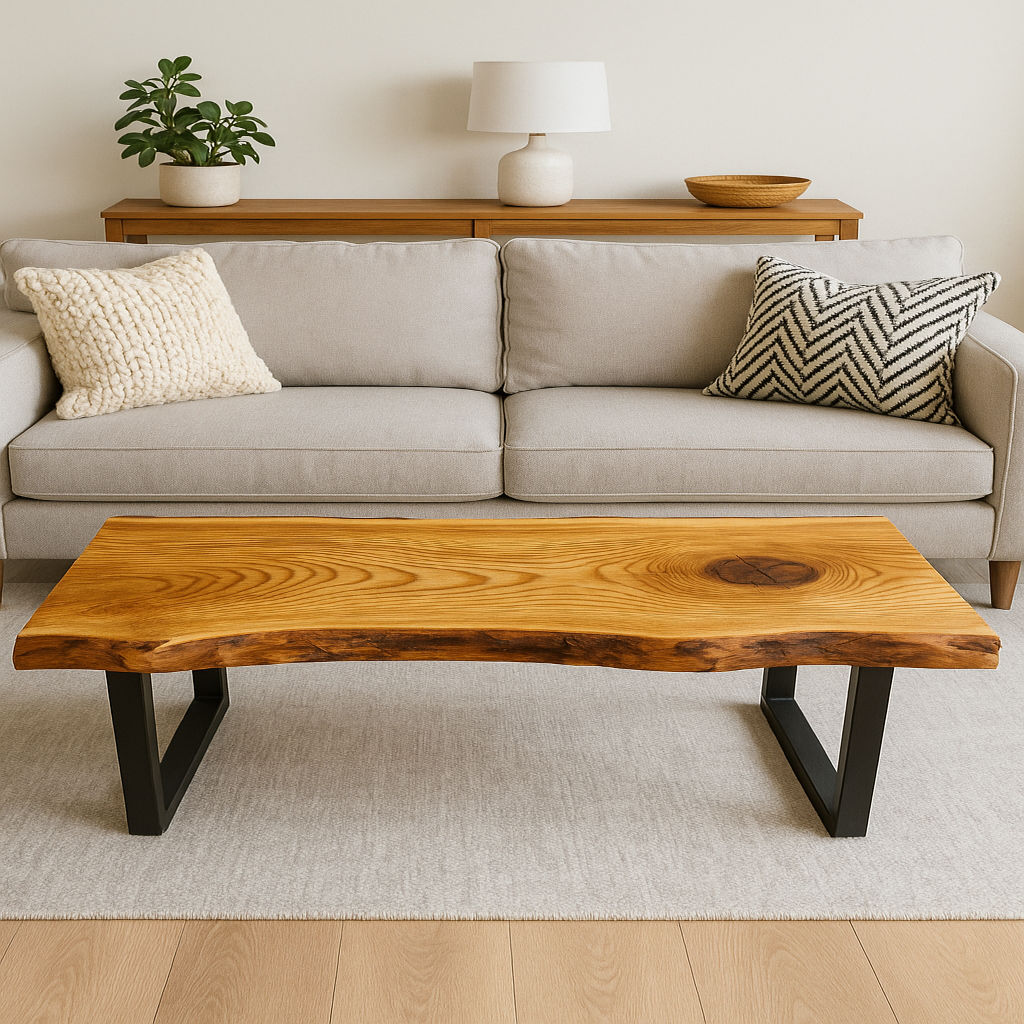 Live Edge Cedar Coffee Table