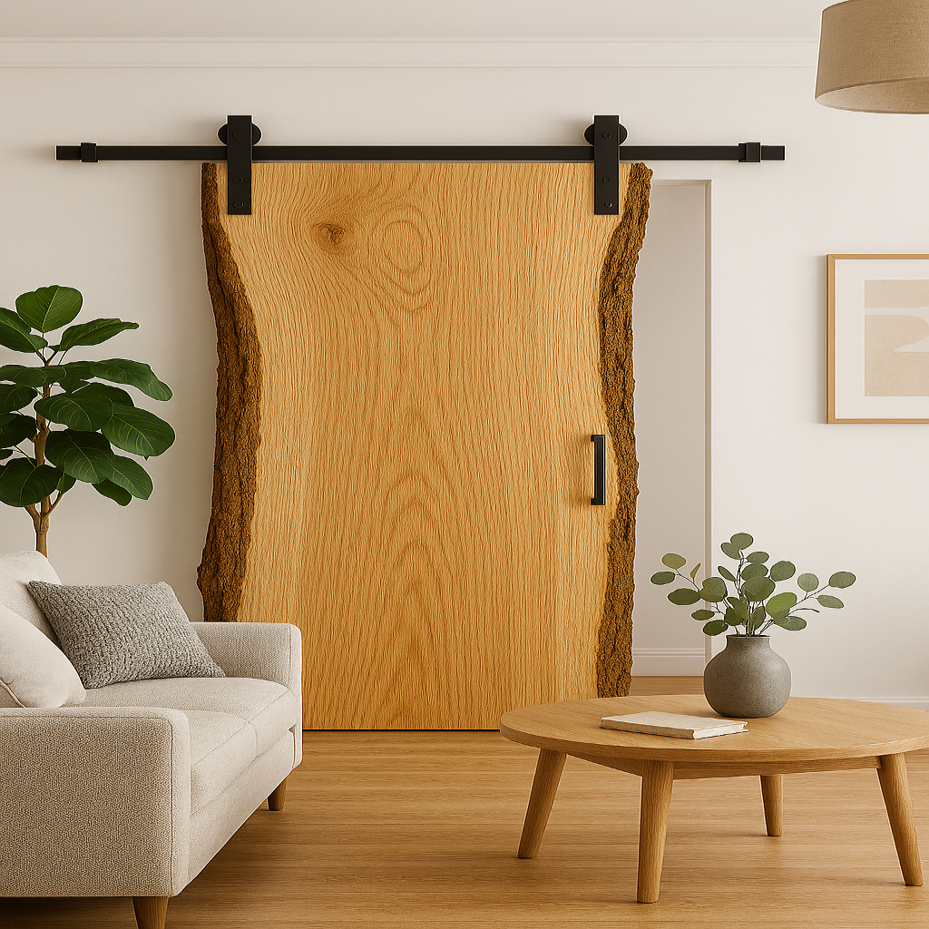Live Edge White Oak Door