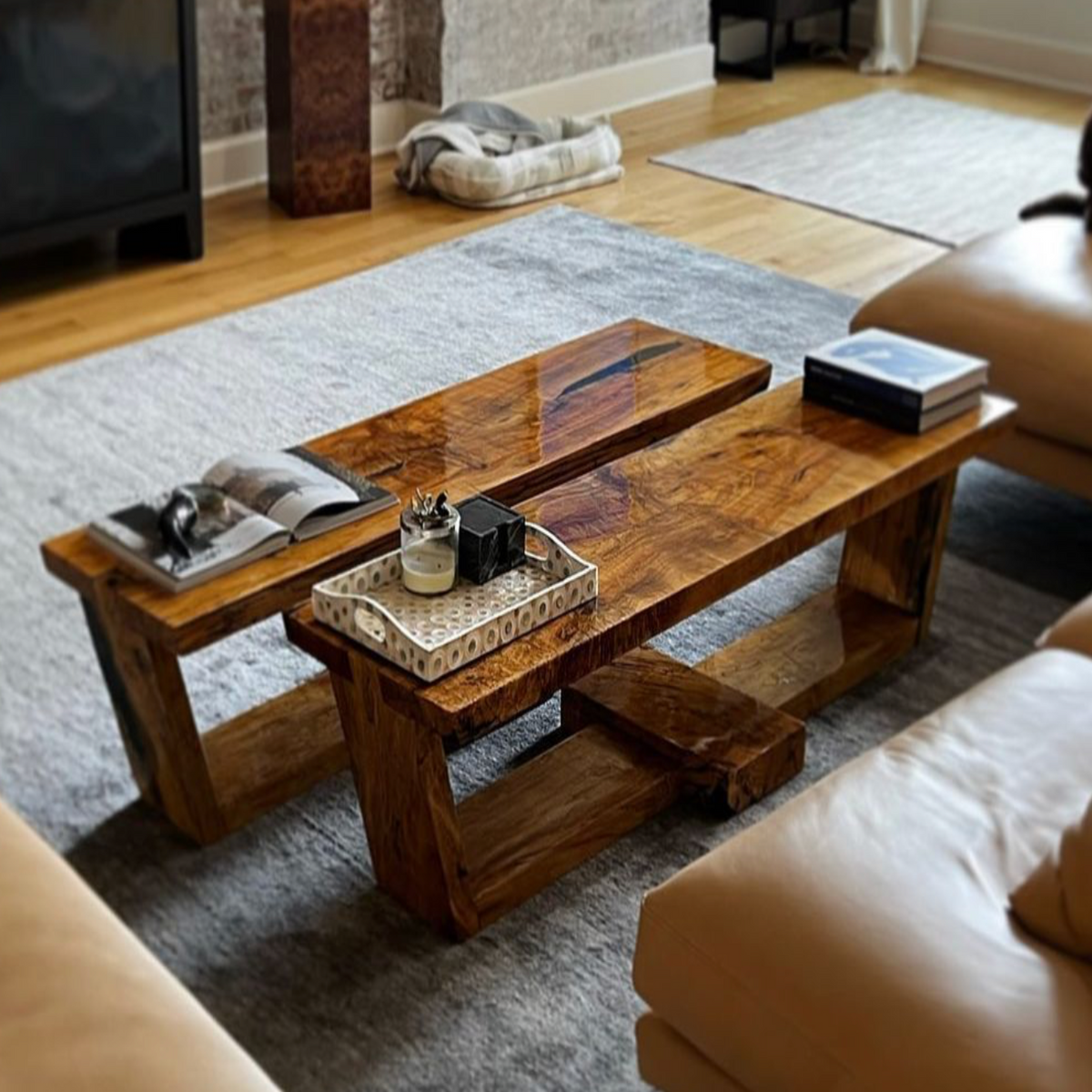 Live Edge Spalted Maple Coffee Table