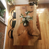 Live Edge Beech Bar Top
