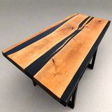 Live Edge Cherry Epoxy River Table