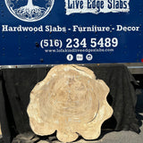 Cottonwood Live Edge Round 44-54"x 43-45" Slab