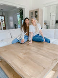 Ali Manno’s Inspo- Maple Farmhouse Coffee Table